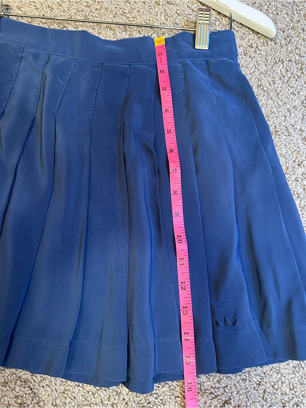 Adidas Originals Women’s Blue Pleated Tennis Skirt Retro 28” waist